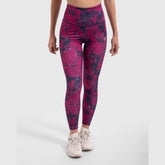 Lava Print Legging in Purple - Sporty Pro